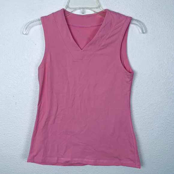 lululemon athletica Tops - Lululemon Athletica V Neck Sleeveless Tank Top EUC